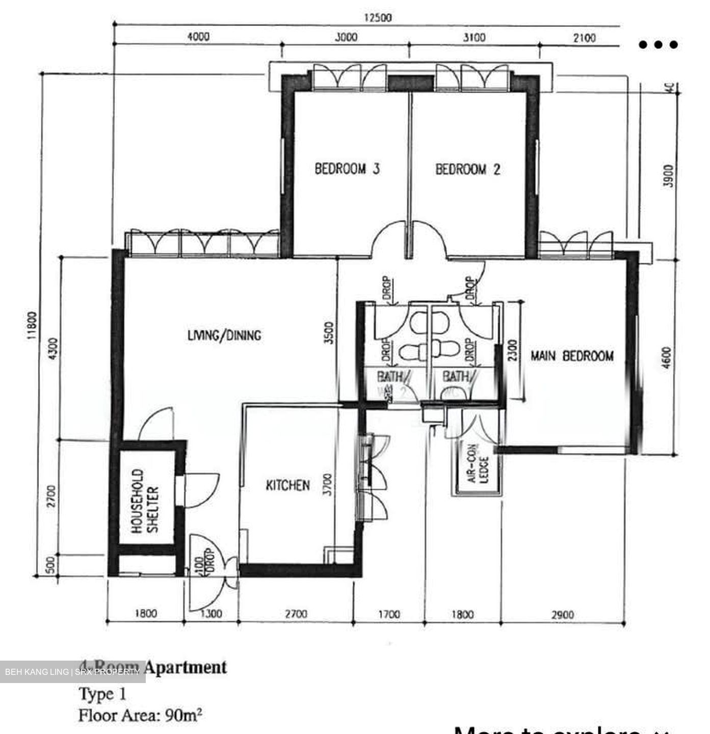 Blk 2C Kallang Heights (Kallang/Whampoa), HDB 4 Rooms #546656441